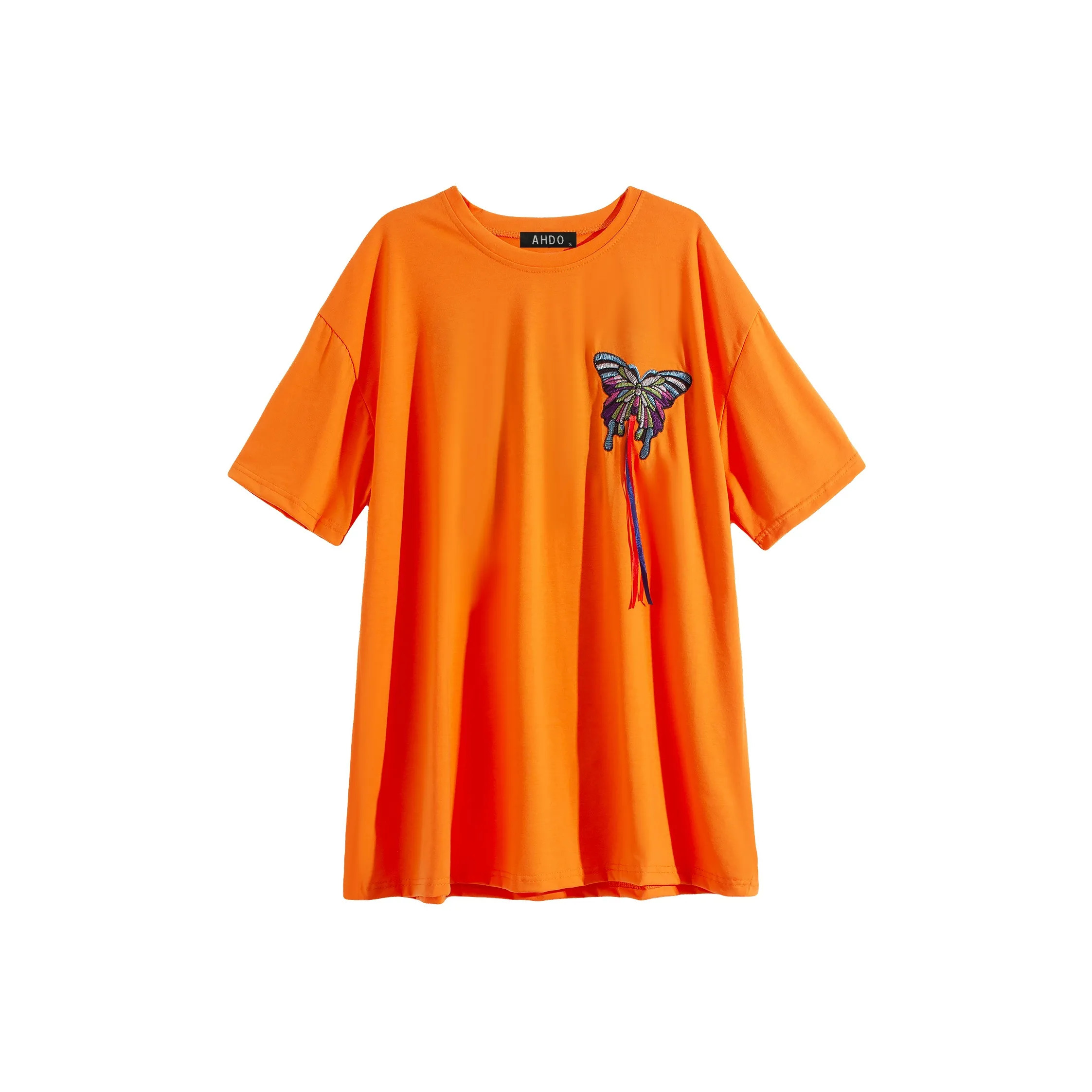 AHDO T Shirts Women's Orange