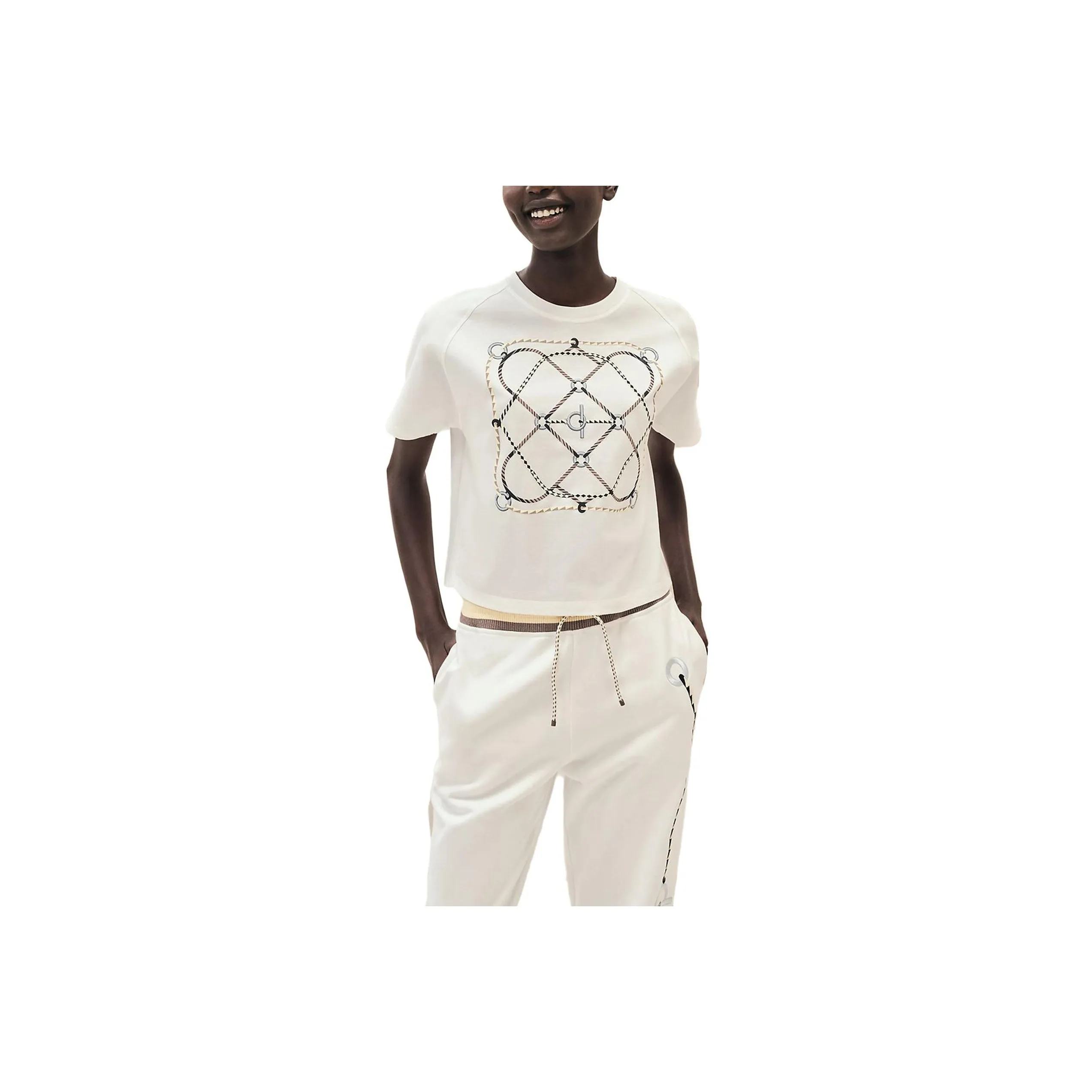 HERMES T-Shirts Women's White