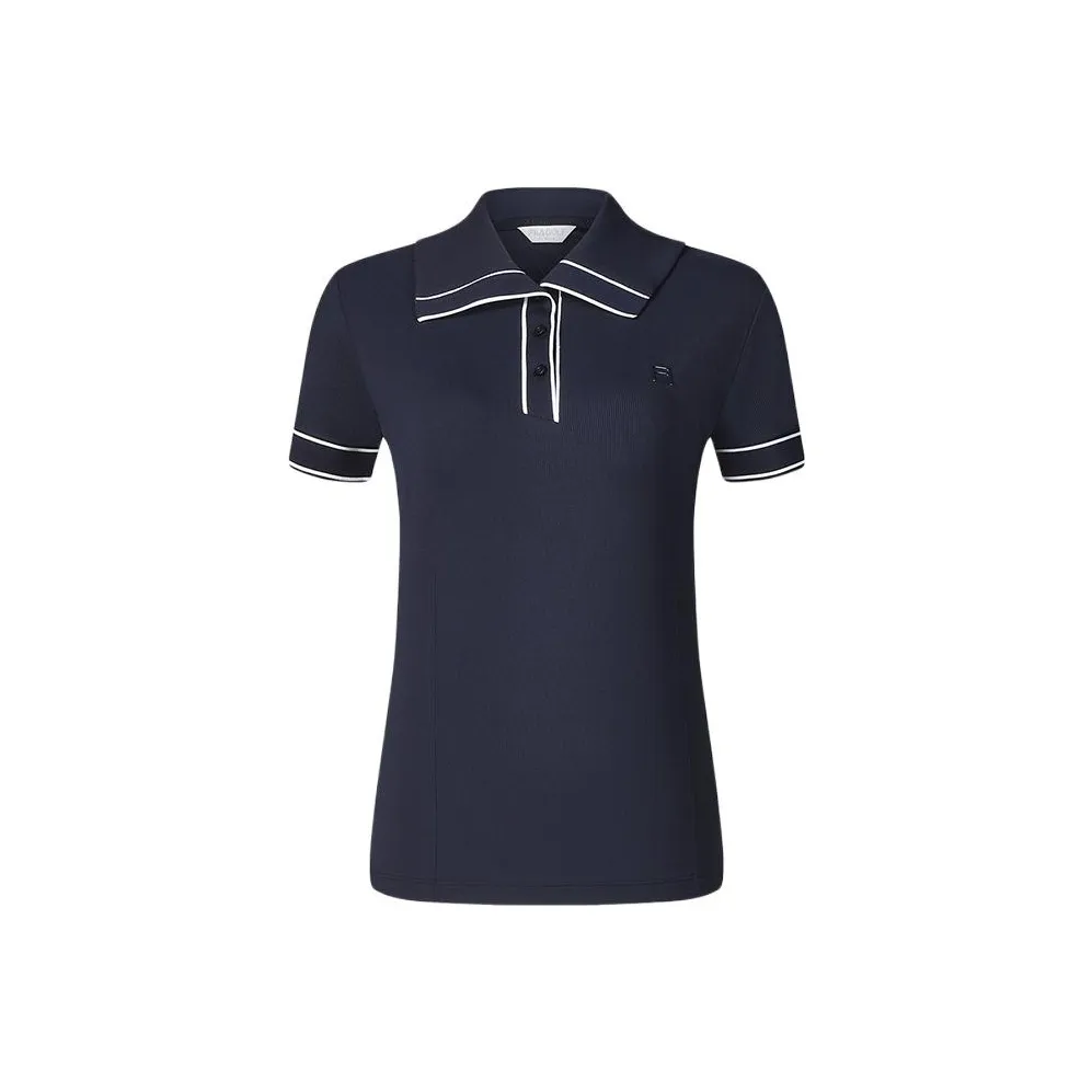FILA Golf Series Polo Shirt Women's Tide Blue