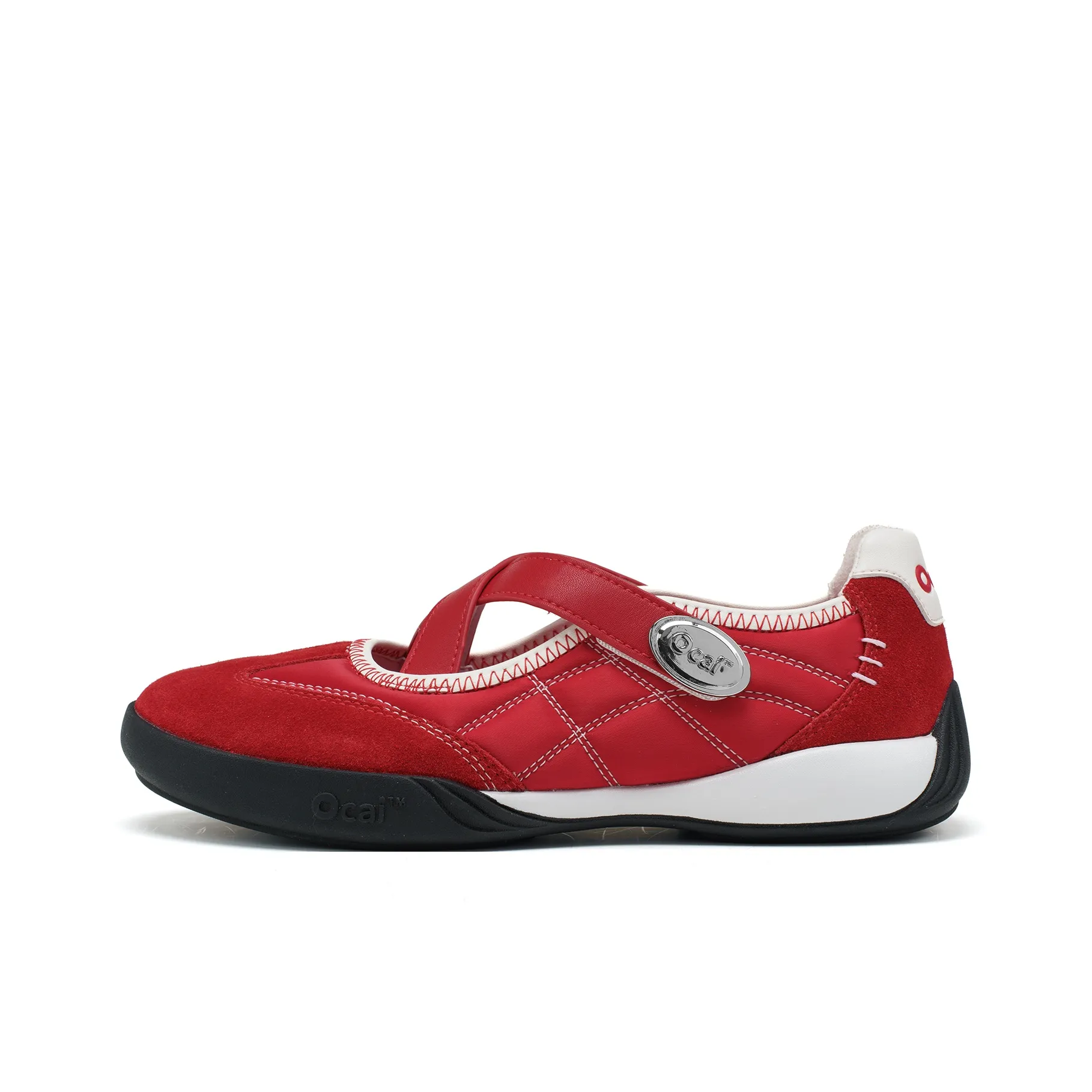 Ocai Slip-resistant Abrasion-resistant Lightweight Low Top Casual Women's Sparkling Red Окай Слип-резистентный Устойчивый к истиранию Легкий Низкий Топ Повседневный Женский Искрящийся Красный