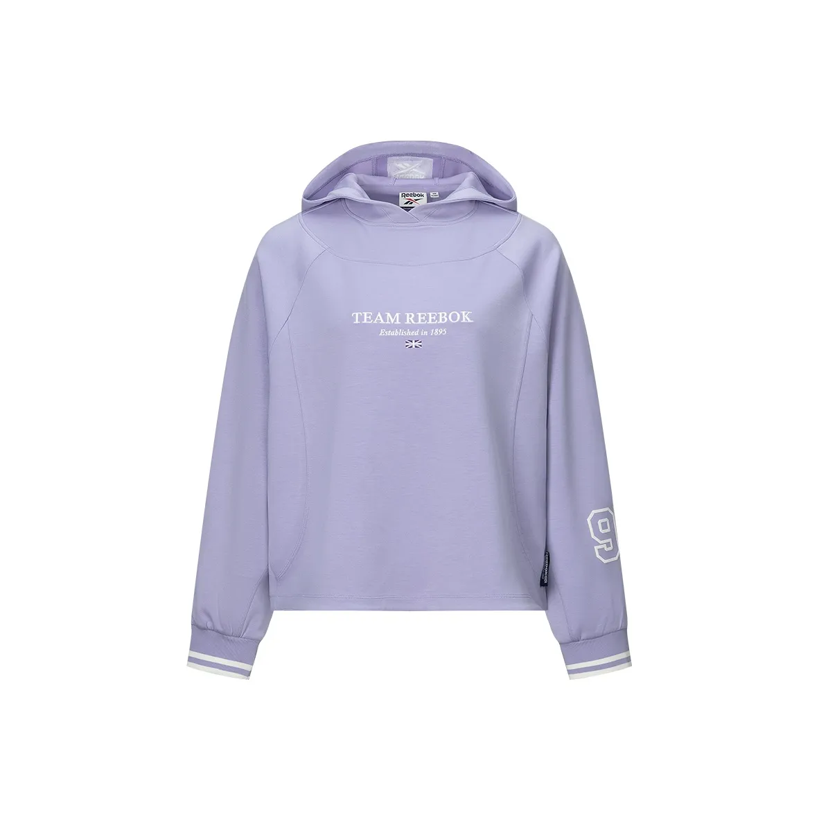 Reebok совместный свитшот женский светло-фиолетовый