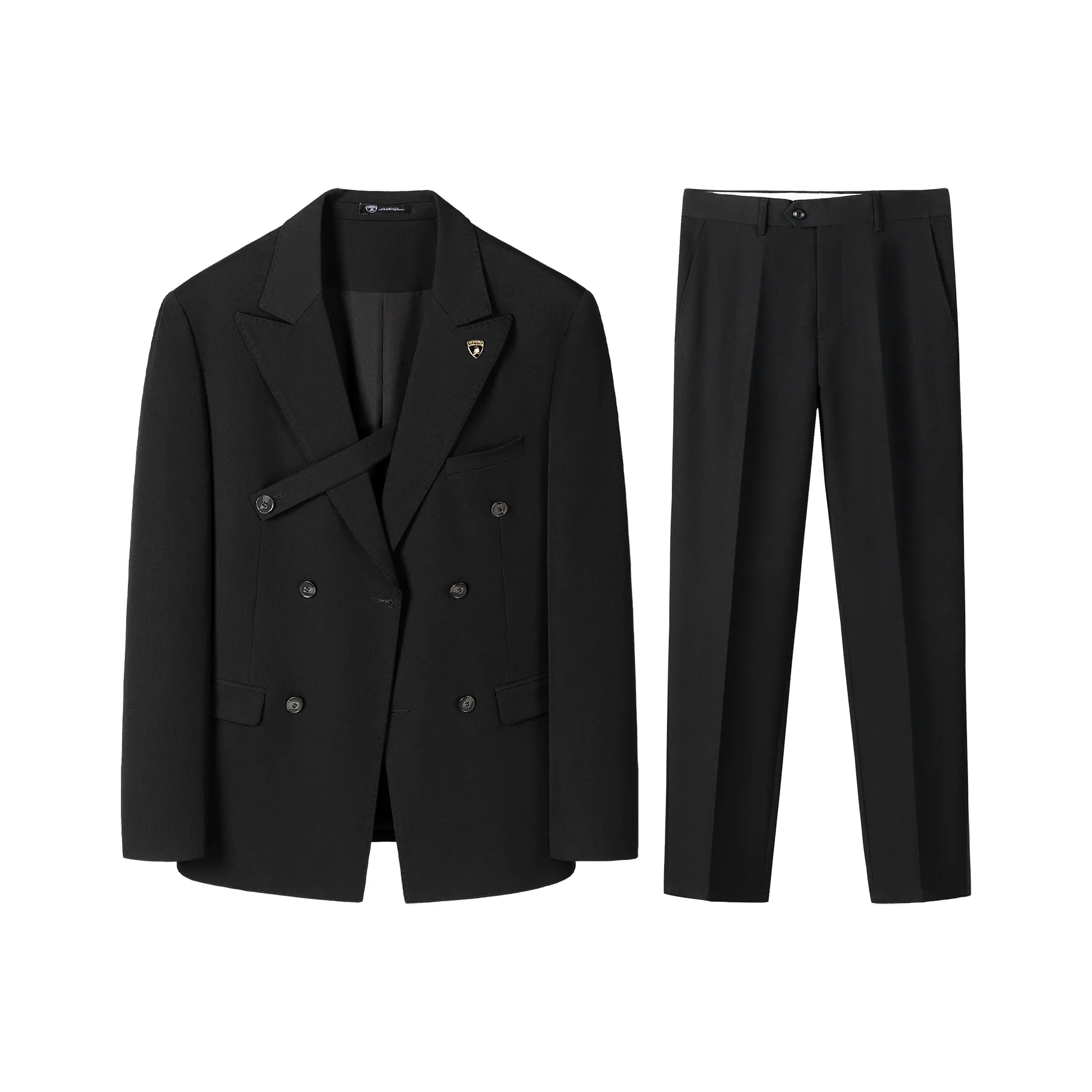 AUTOMOBILI LAMBORGHINI Деловой костюм мужской черный