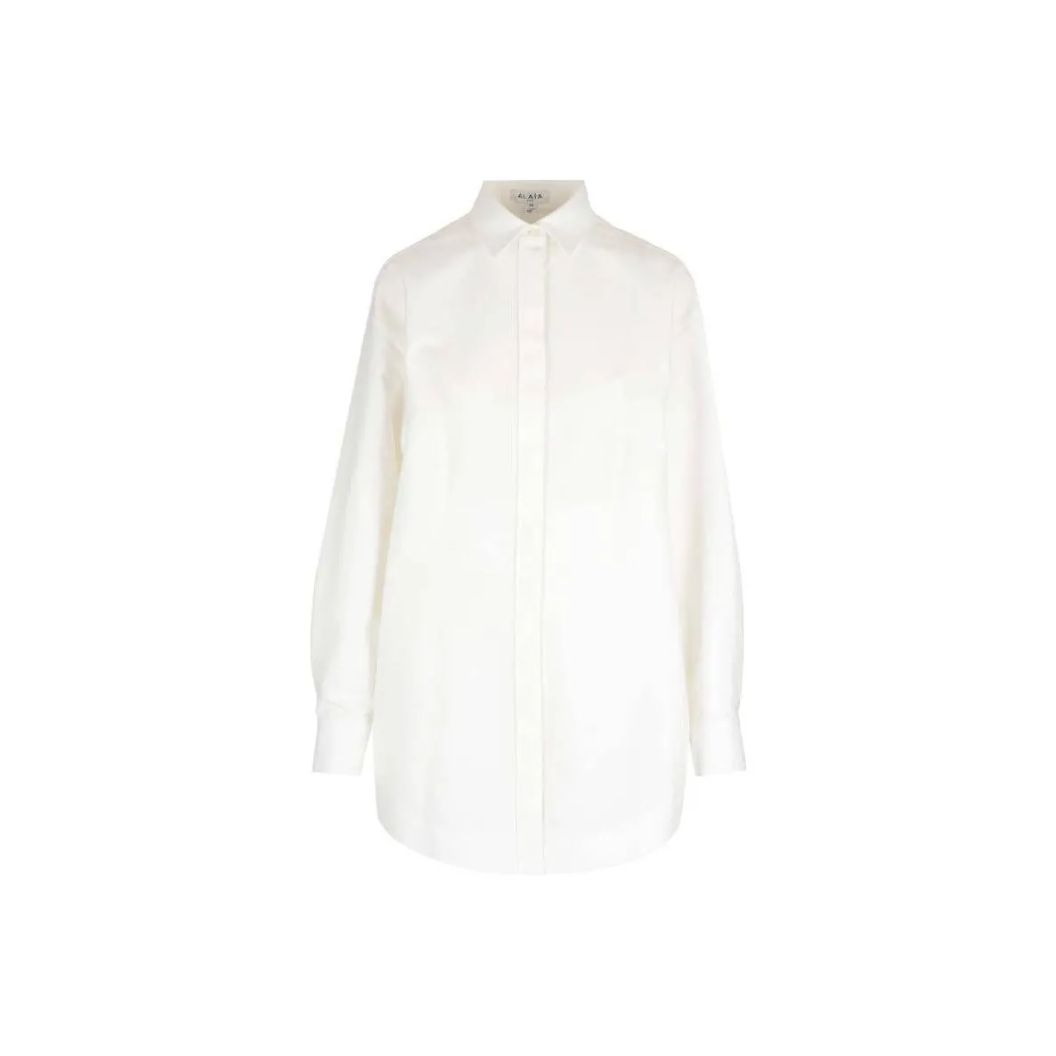 Alaïa Long Sleeved Poplin Shirt Dress