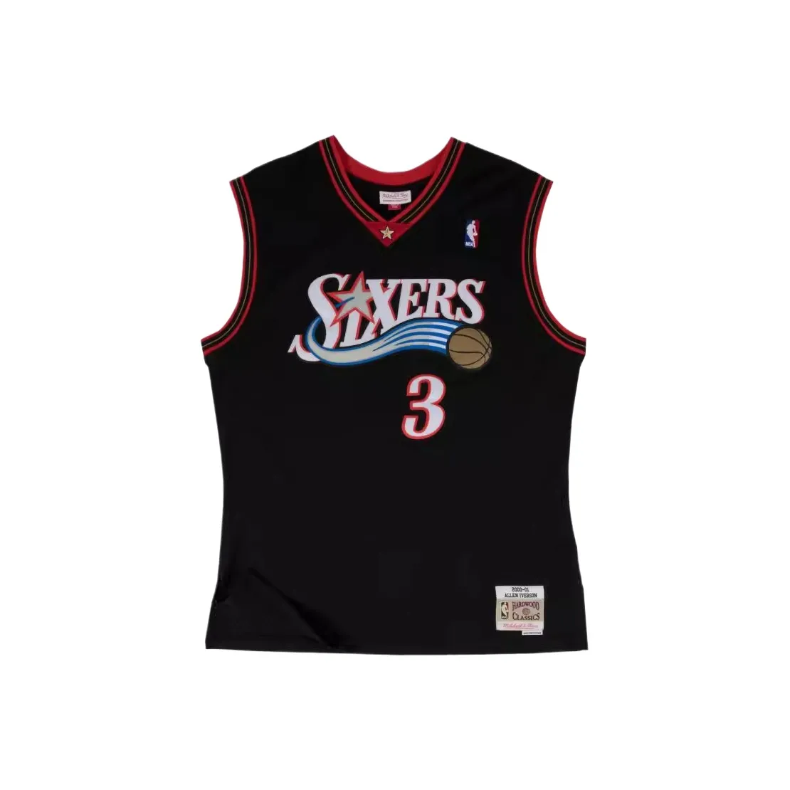 NBA Philadelphia 76ers Баскетбольная Джерси Мужская Черная