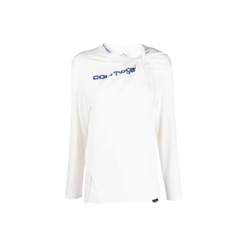 COURREGES Белые Женские Рубашки T