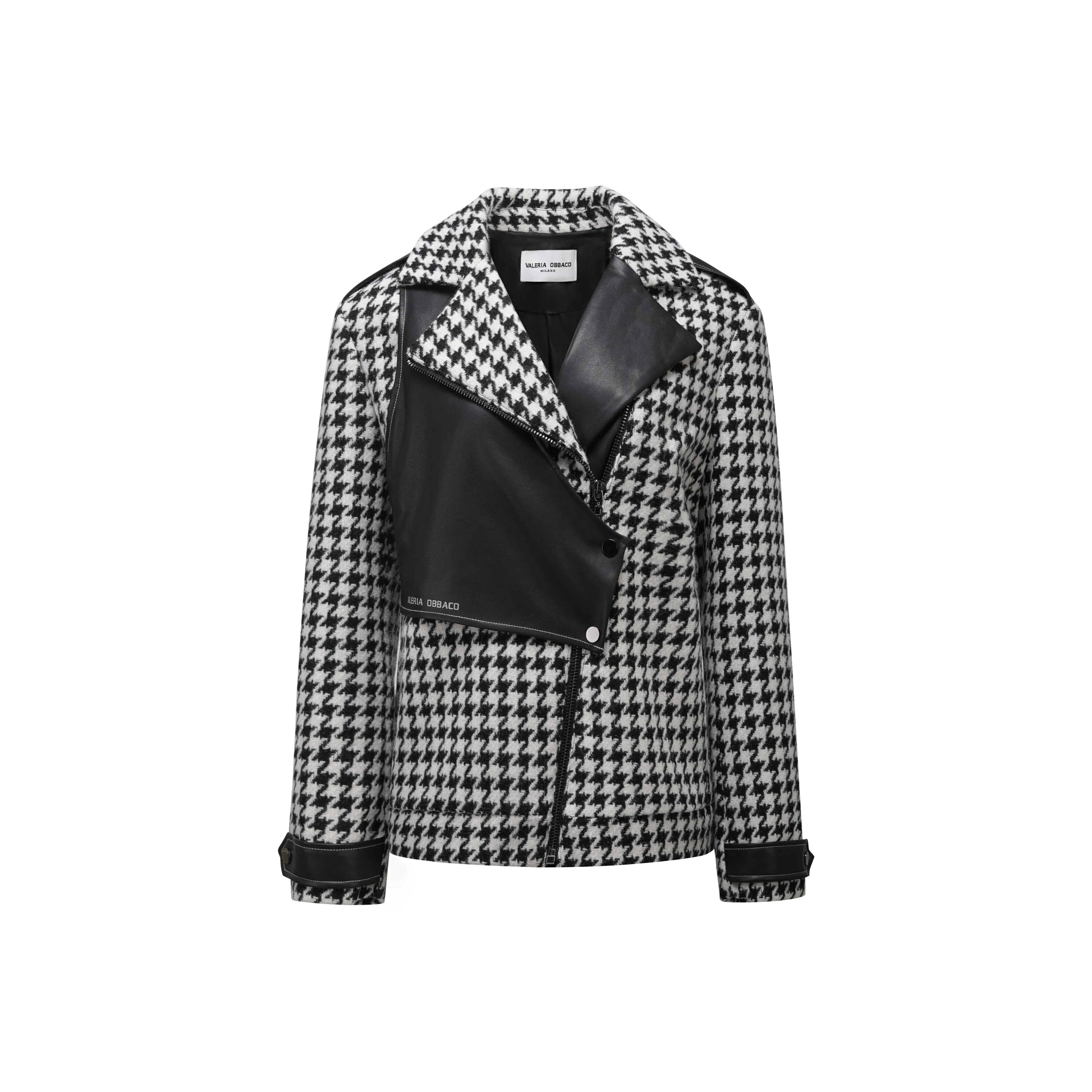 Valeria Obbaco Jackets Women's Black White