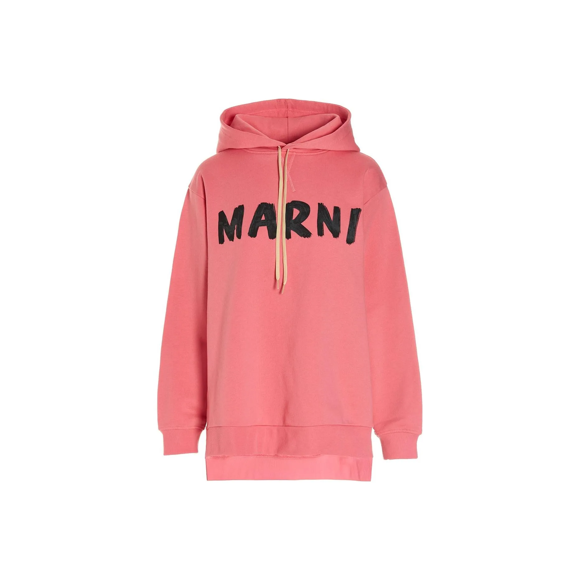 MARNI Logo Printed Drawstring Hoodie
