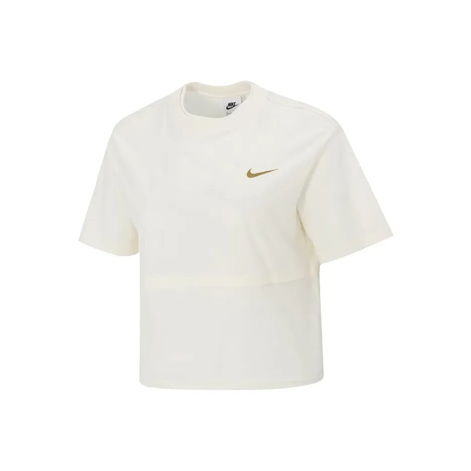 Nike Women'ss Straight Fit Training T Shirt White