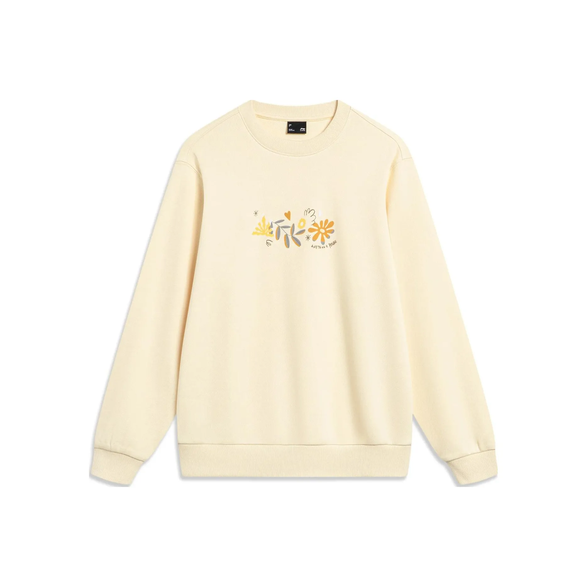LINING Sports Trend Series Толстовка Женская Custard Yellow