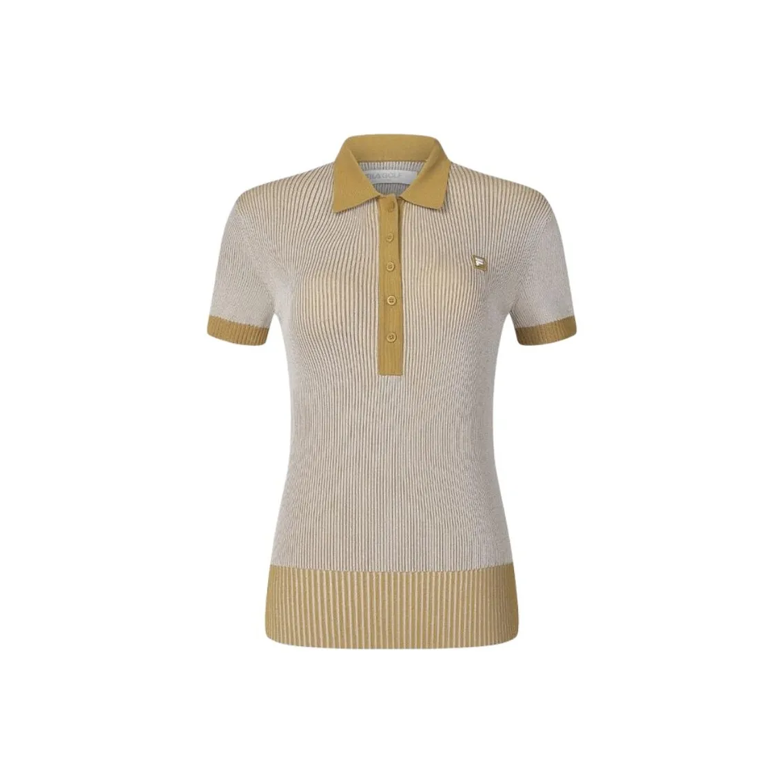 FILA GOLF серия Рубашка Женская Желтая Дерево Коричневый