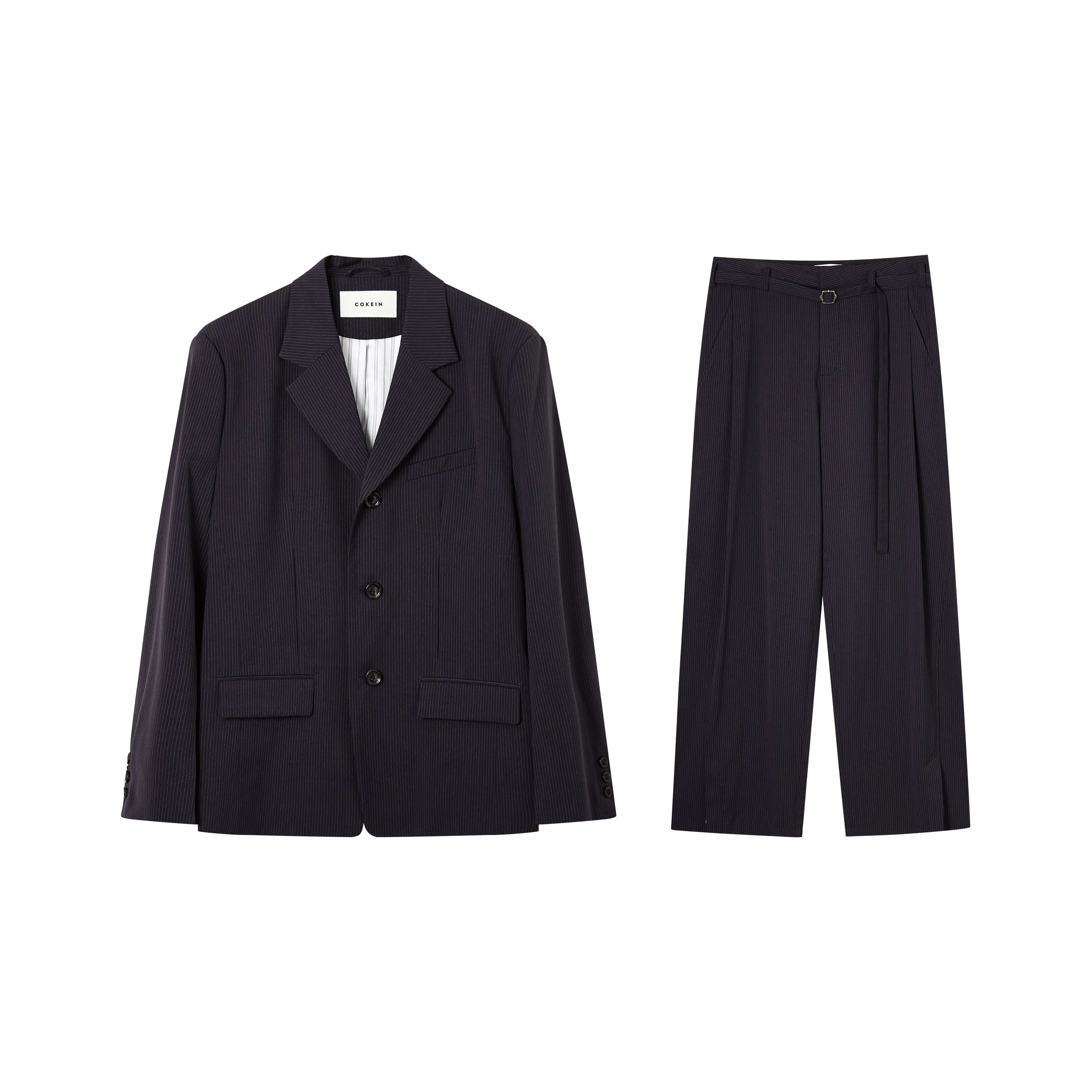 COKEIN SS25 Business Suits Men's Navy Blue