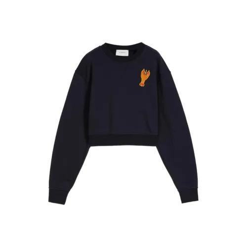 SportMax Темно-синий Женские Свитшоты