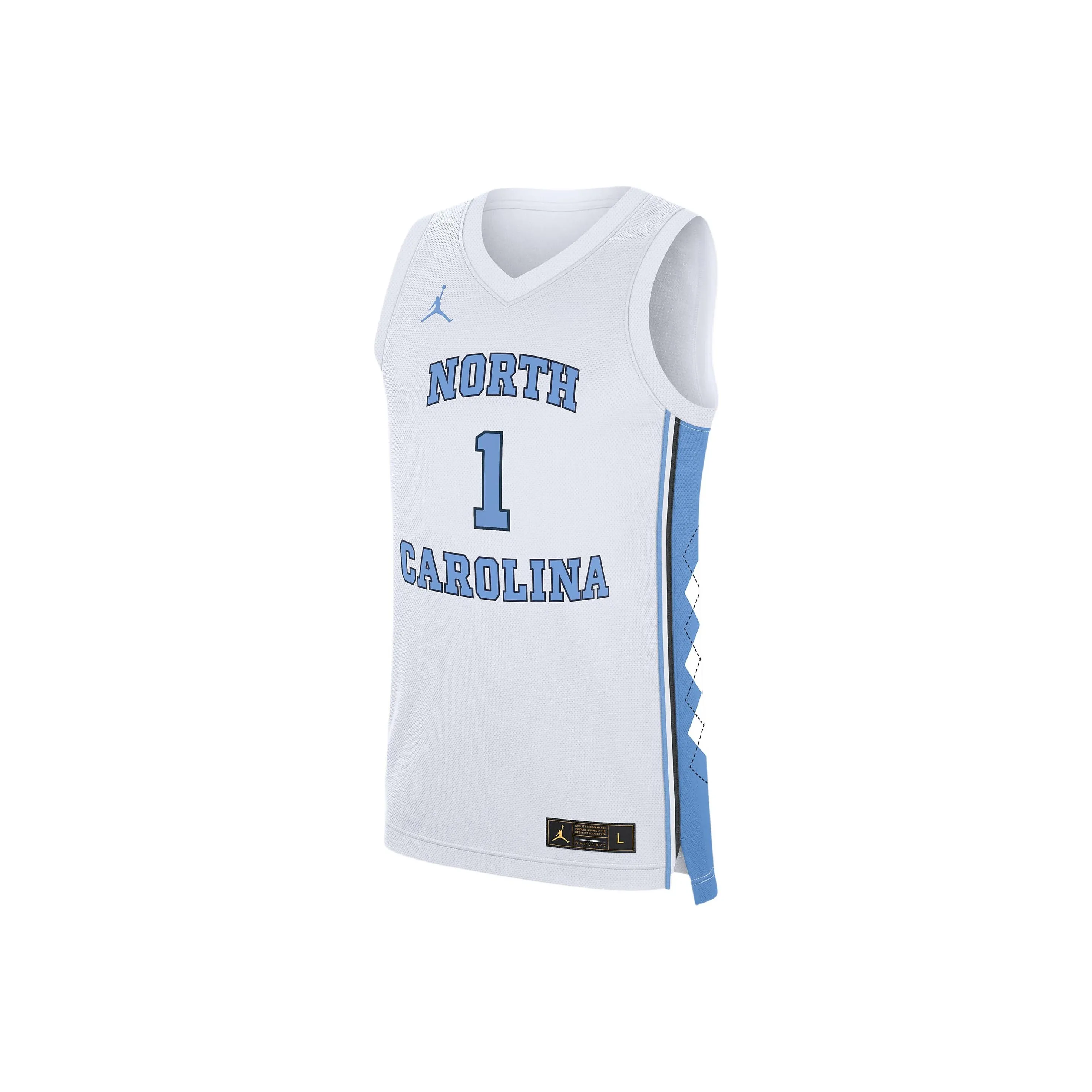 Nike North Carolina Tar Heels Replica Jordan Brand College Basketball Jersey