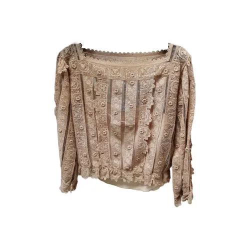 RED VALENTINO Бежевый Женские Трикотаж