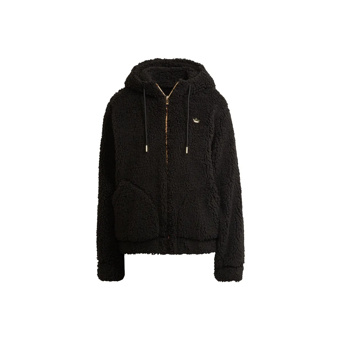 Adidas Originals Sherpa Jackets Women's logo-print