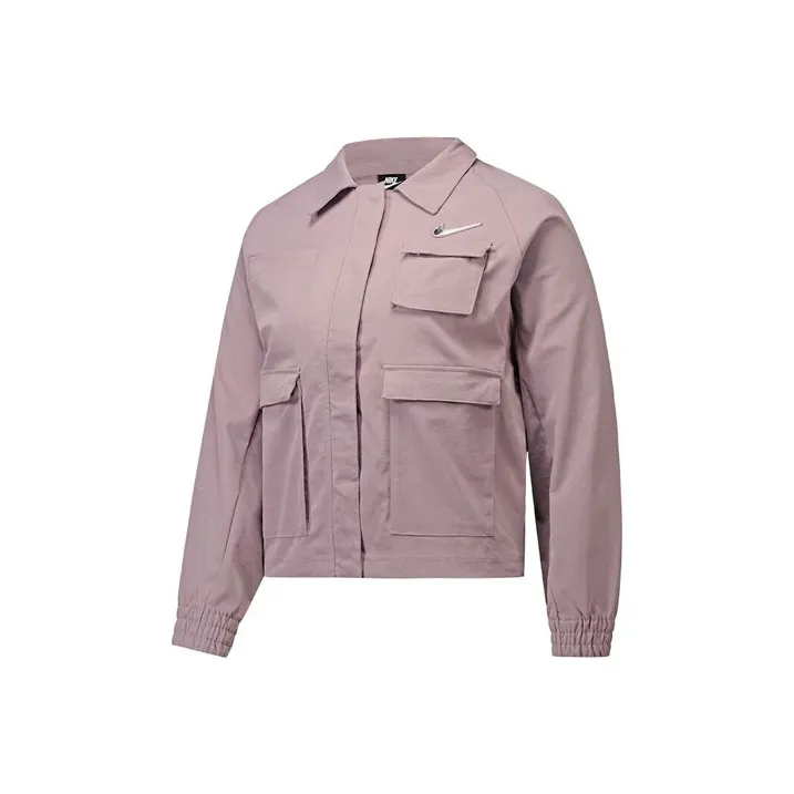 Nike Куртка Женская Светло-фиолетовая