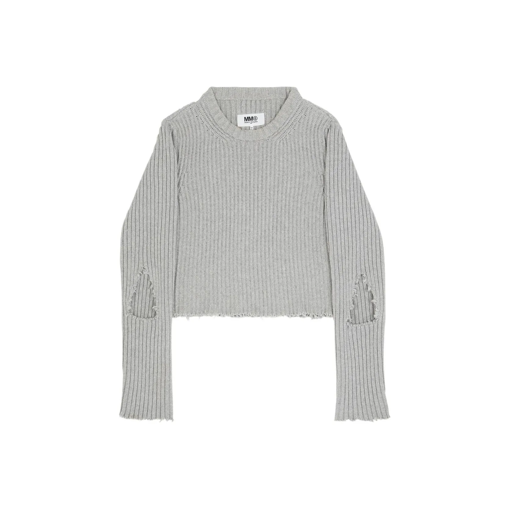 MM6 Maison Margiela Cut out Ribbed Jumper