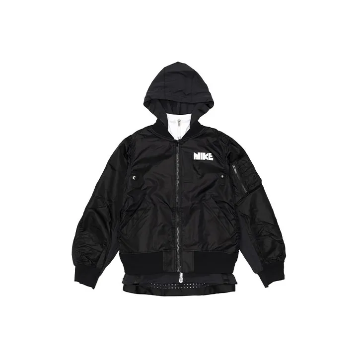 Sacai X Nike Jackets Women's Black
