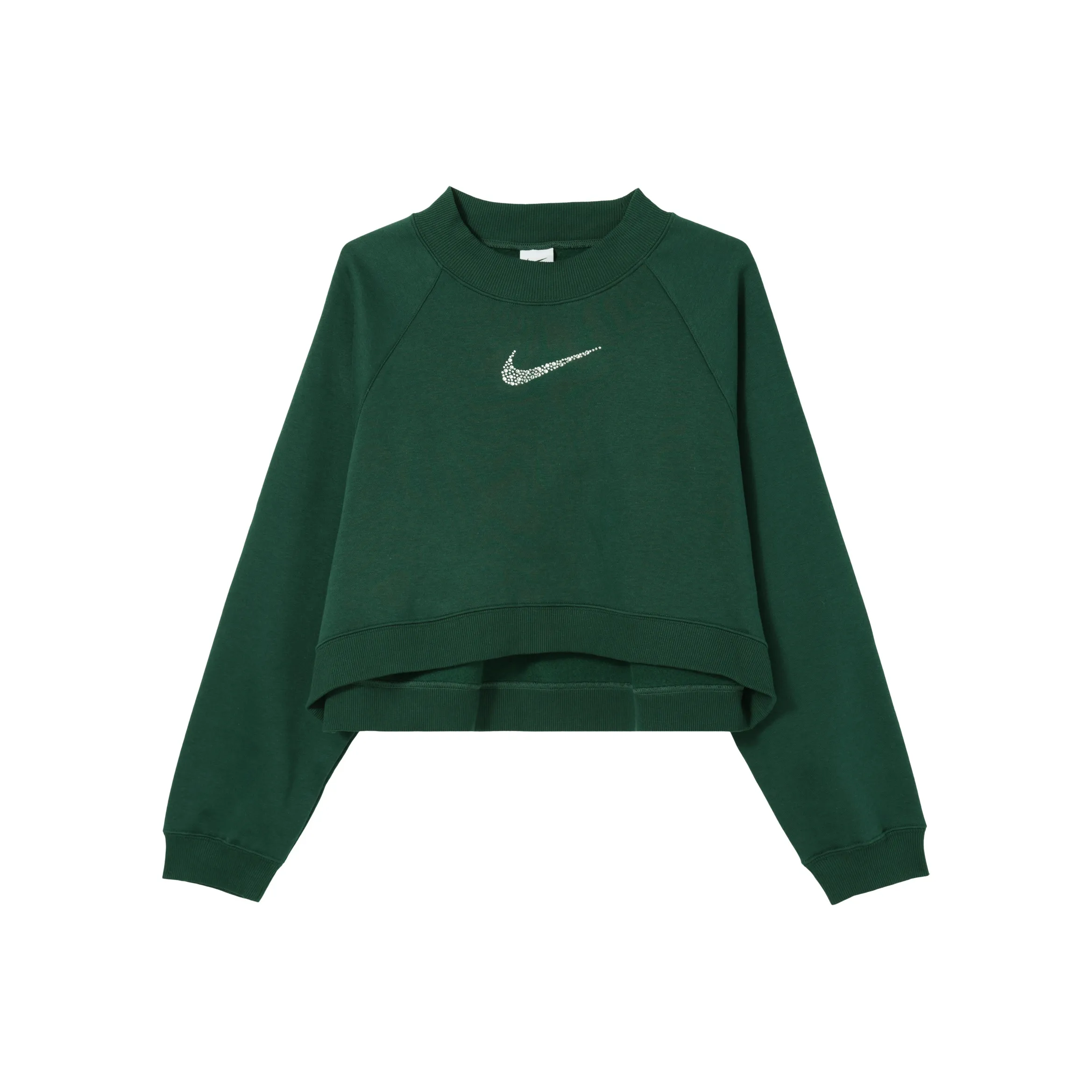 NIKE Зеленые Женские Свитшоты