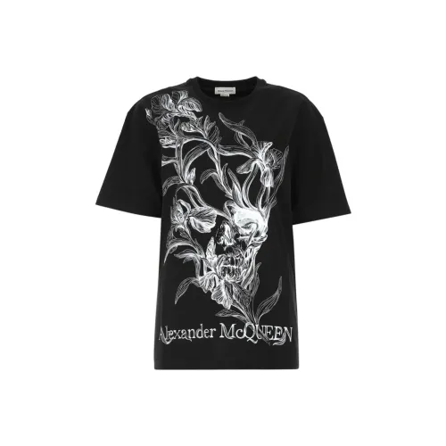 Alexander McQueen Черные Женские Футболки