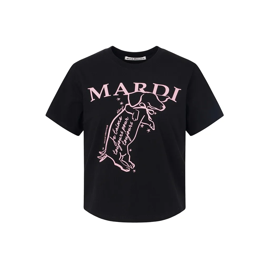 MARDI MERCREDI Pearl Puppy T-Shirt Women's
