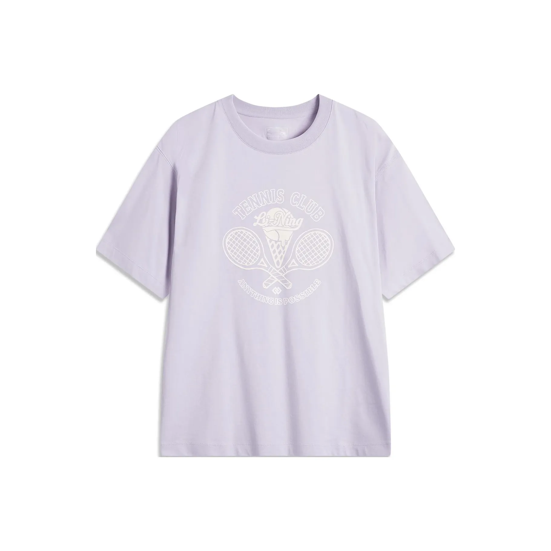 LiNing Sports Life Collection T Shirt Women's Sea Salt Purple
