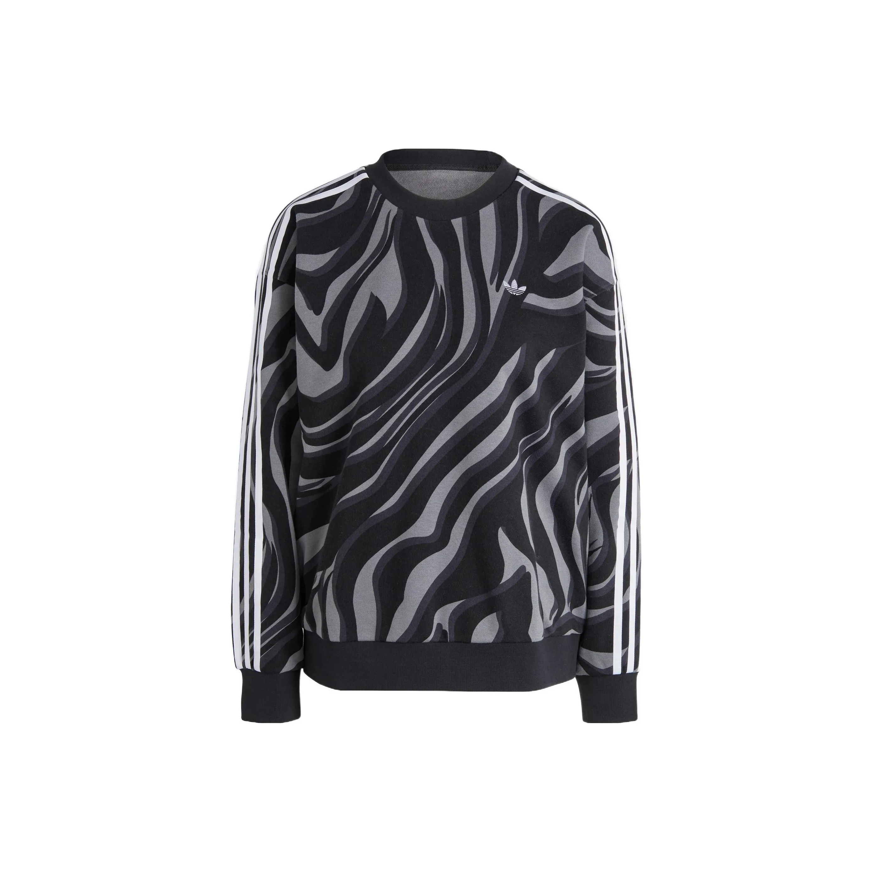adidas originals Черно-серый Женские Свитшоты