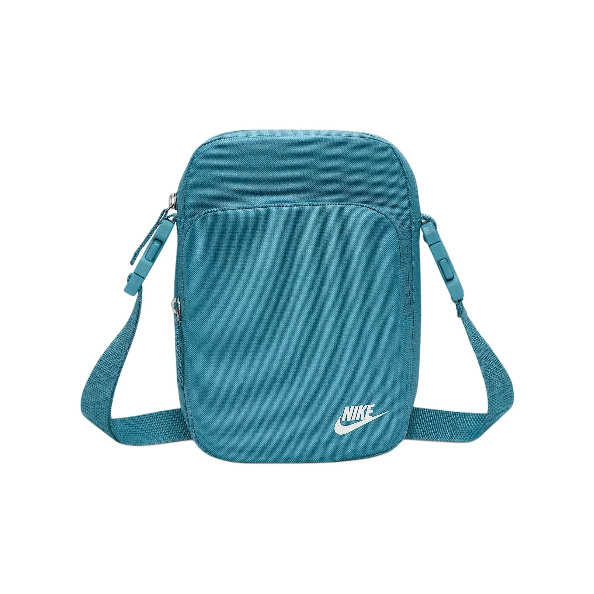 Nike Heritage Nylon Shoulder Bag, Crossbody Bag Unisex Smolder Blue