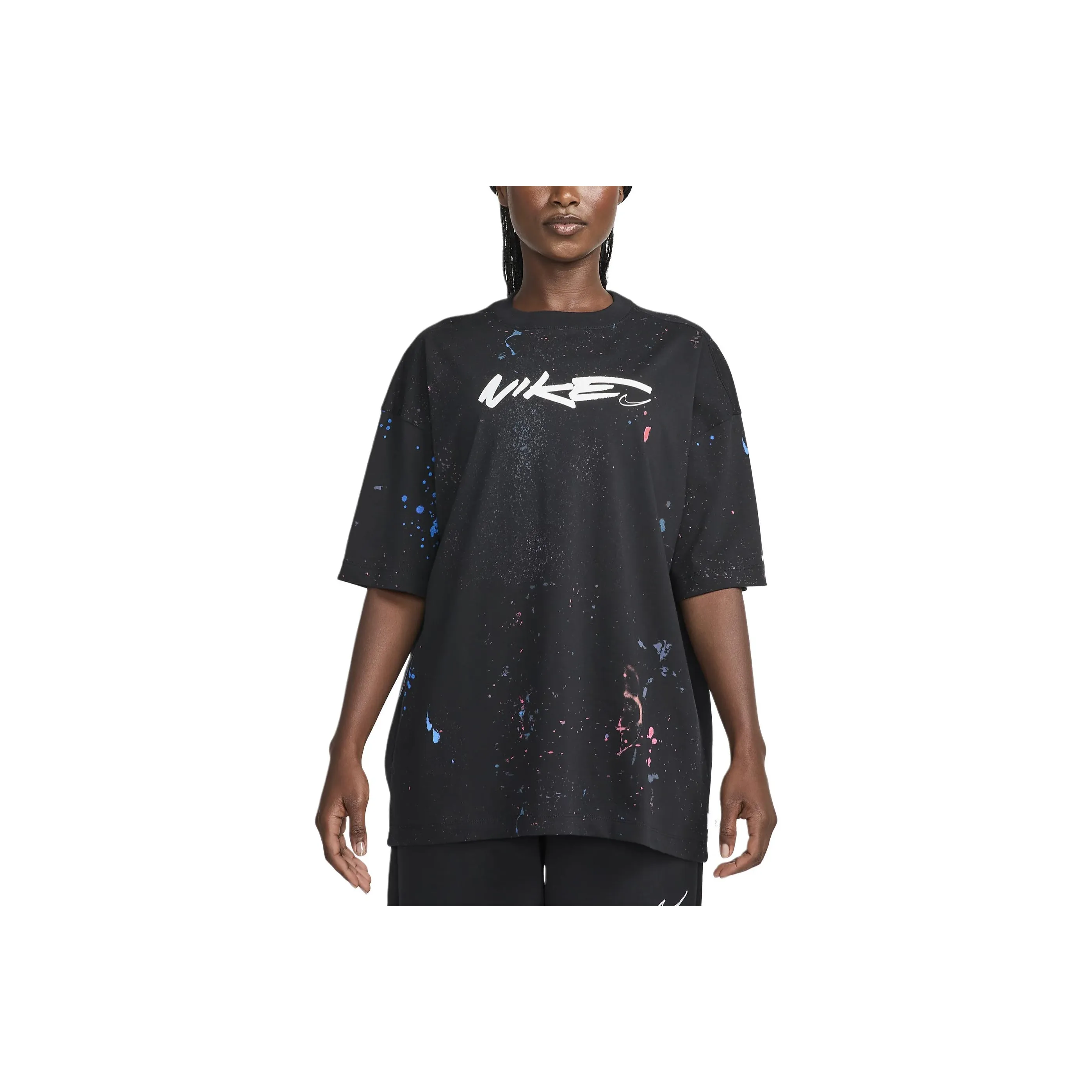 Nike X Futura Women's Breaking Oversized T shirt Asia Sizing Black