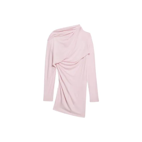 Helmut Lang Темно-розовые Женские Т-рубашки