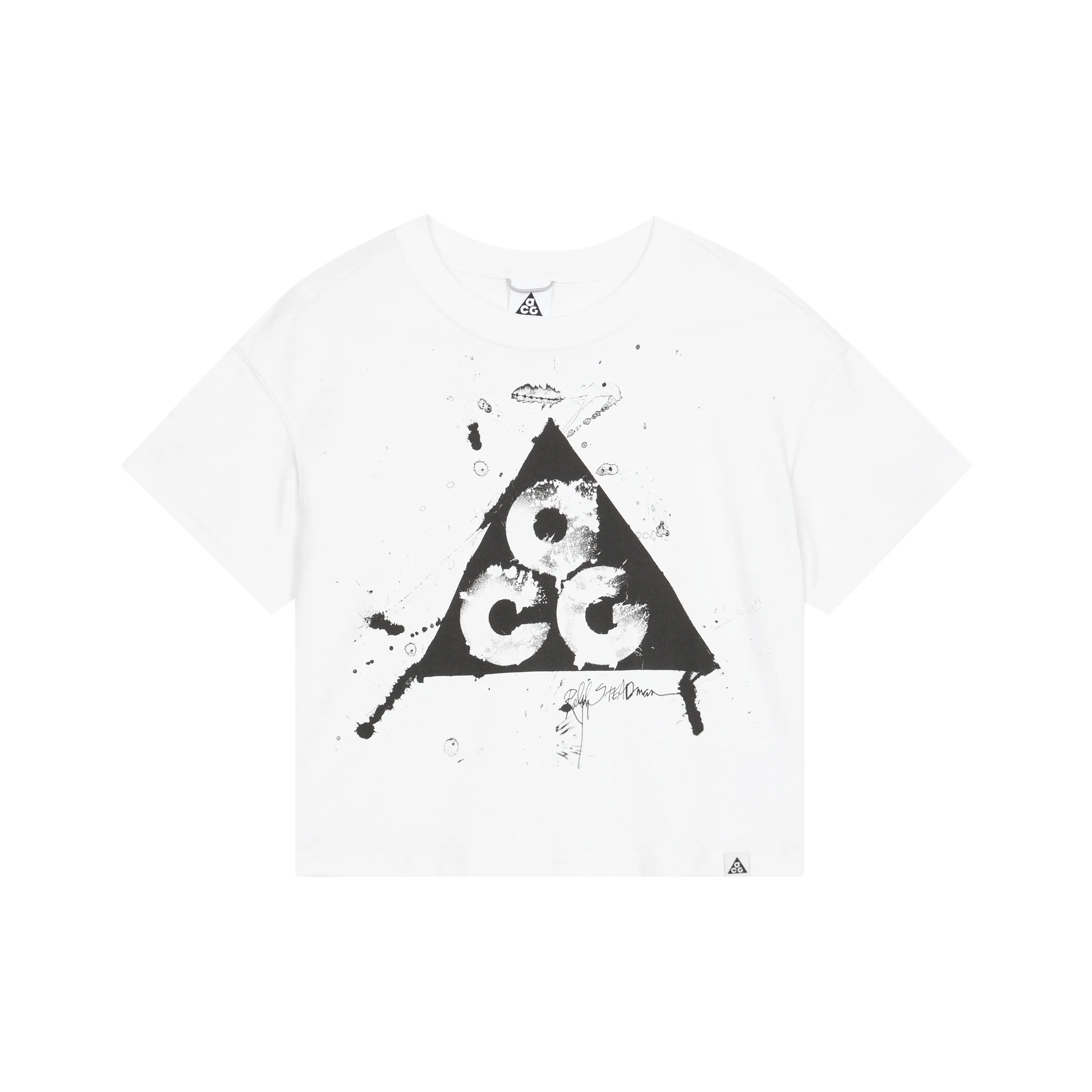 Nike ACG DRI-FIT Drop Shoulder Sleeve T-Shirt Women's Mountain Peak White