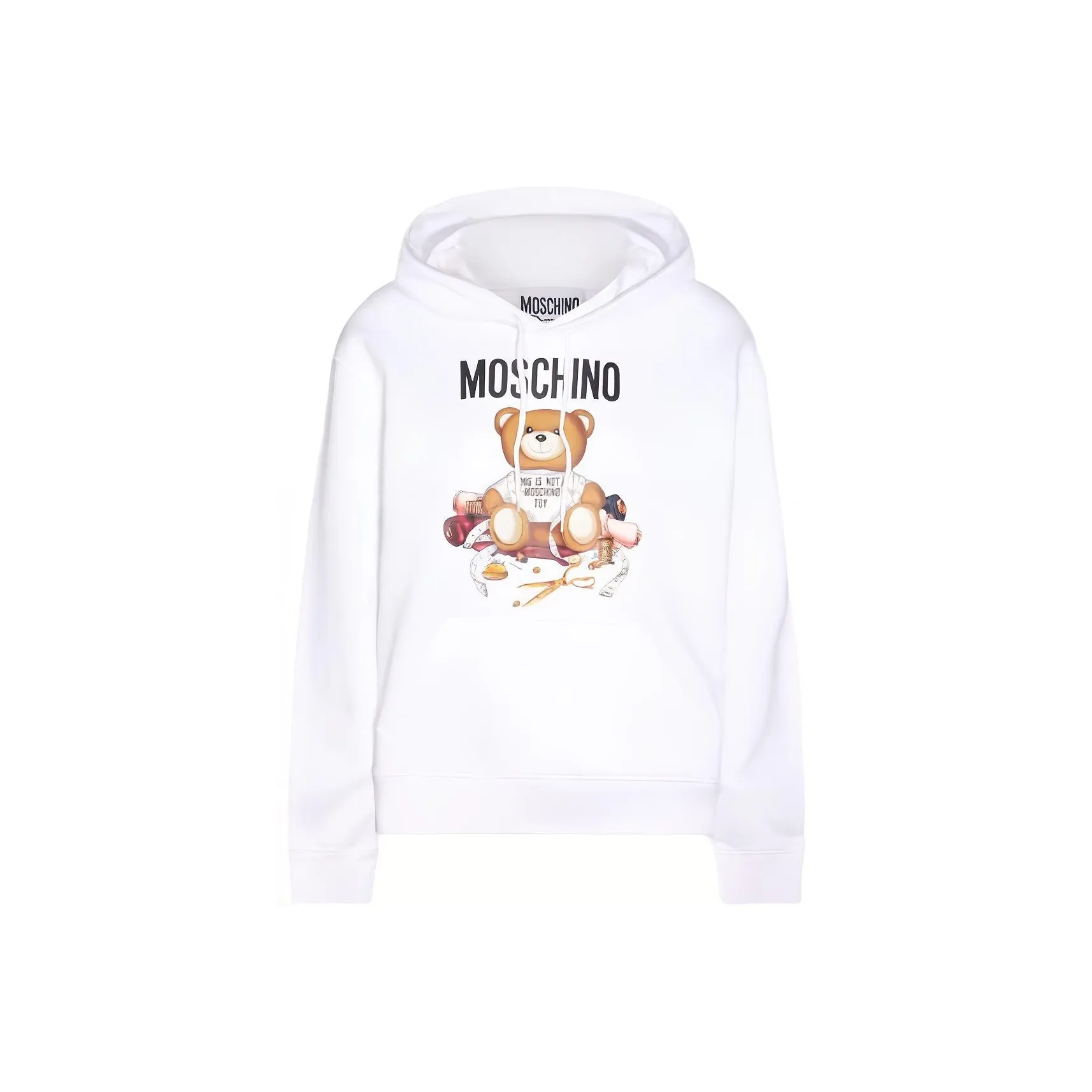 MOSCHINO Sewing Teddy Bear print Hoodie