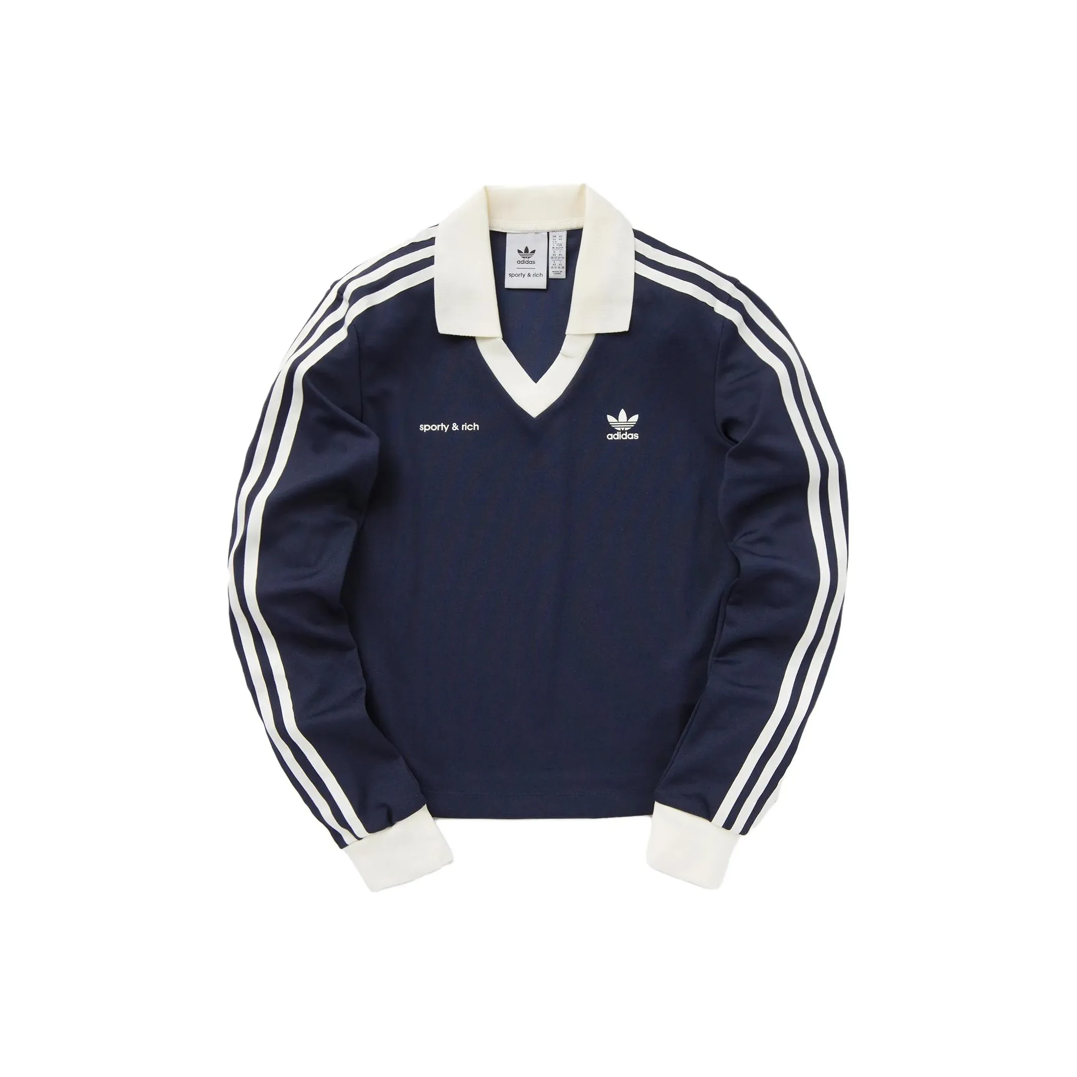 Adidas Originals X Sporty & Rich Soccer Jersey Navy/Cream