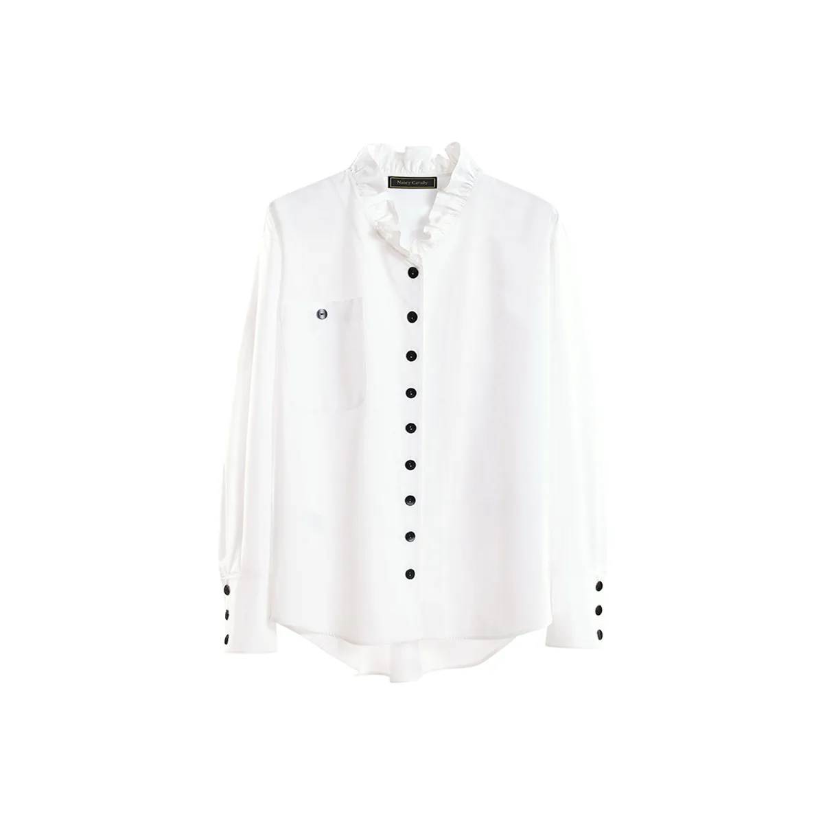 NancyCavally Белые Женские Рубашки