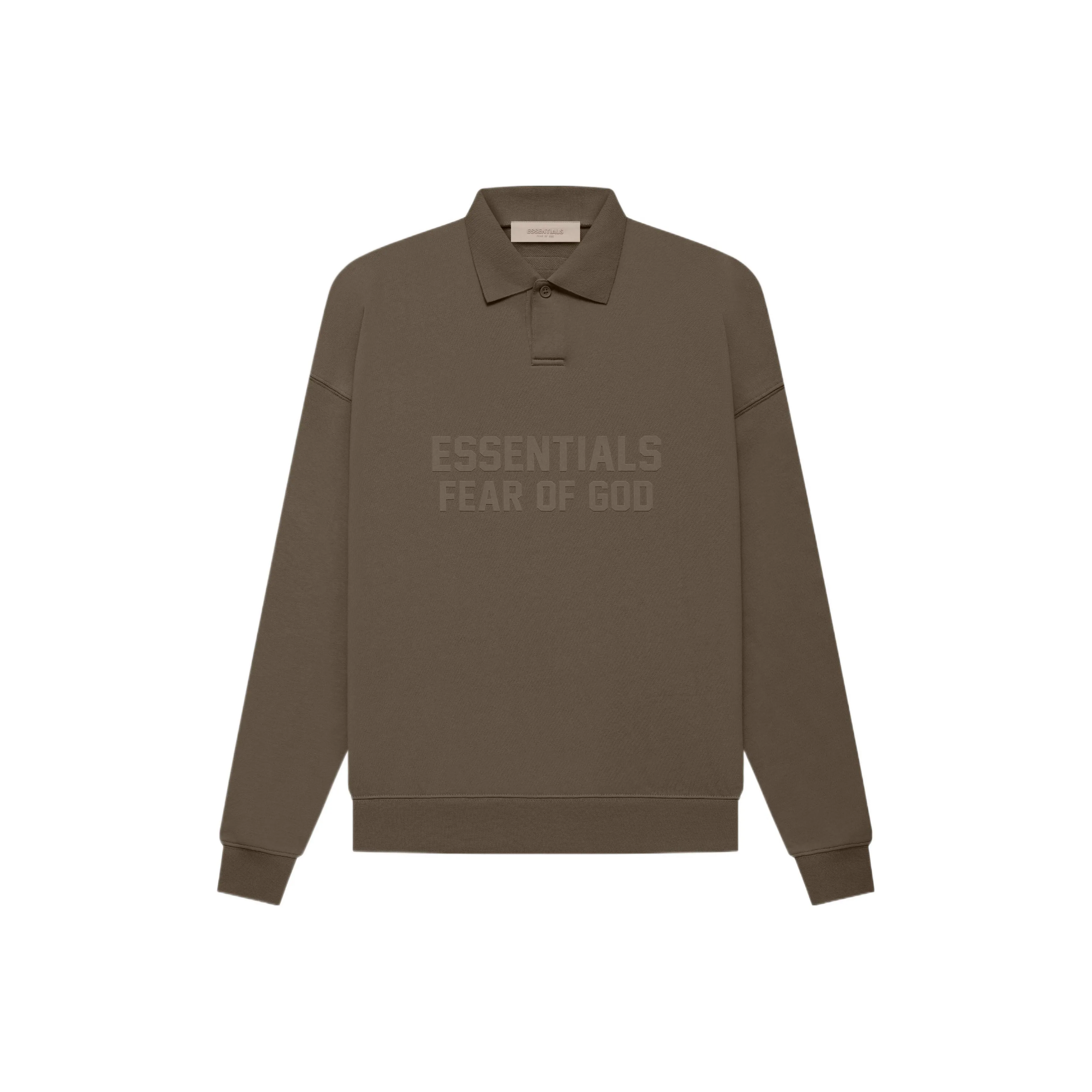 Fear of God Essentials Древесно-кофейное Женское Поло