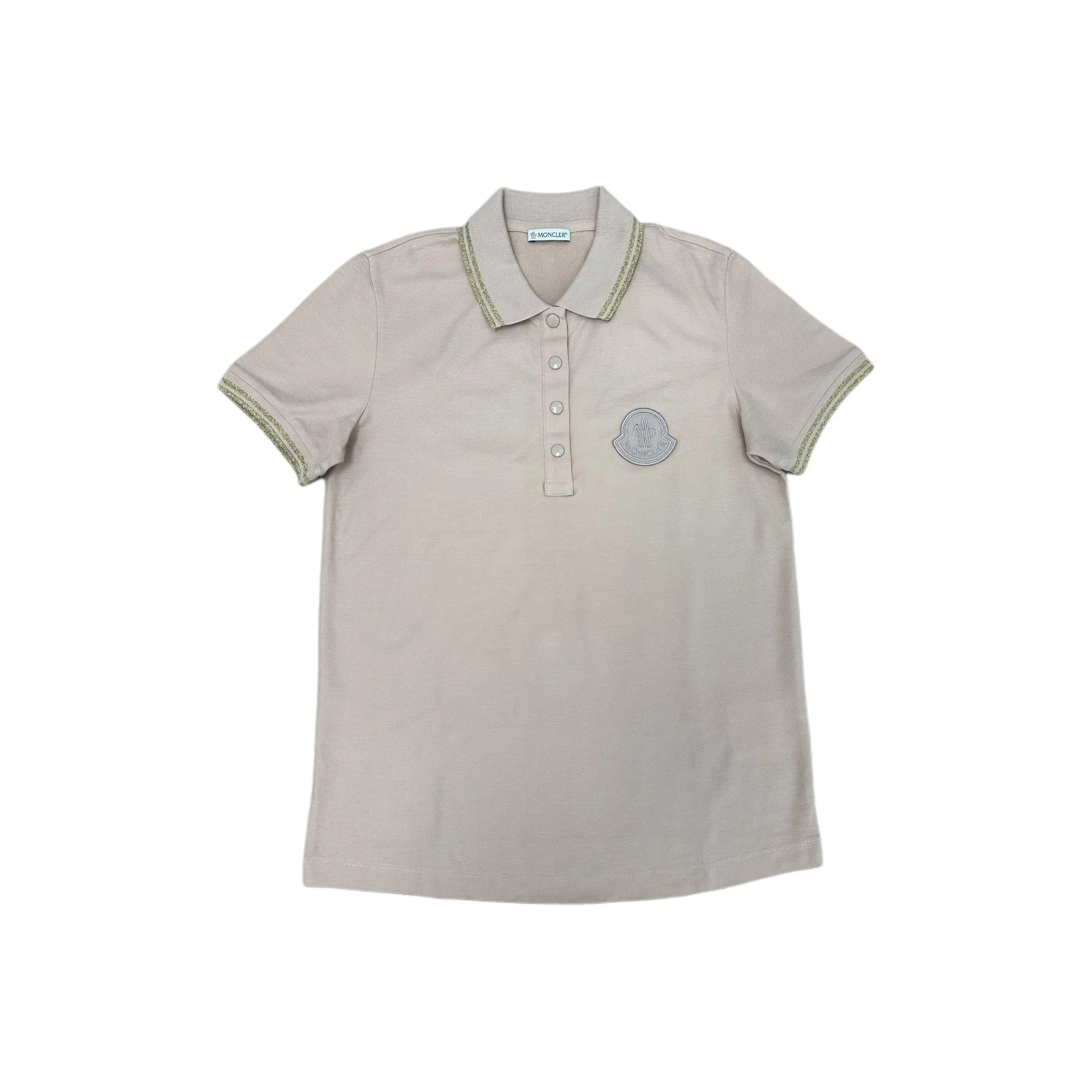 Moncler Polo Shirt Women's Light Pink