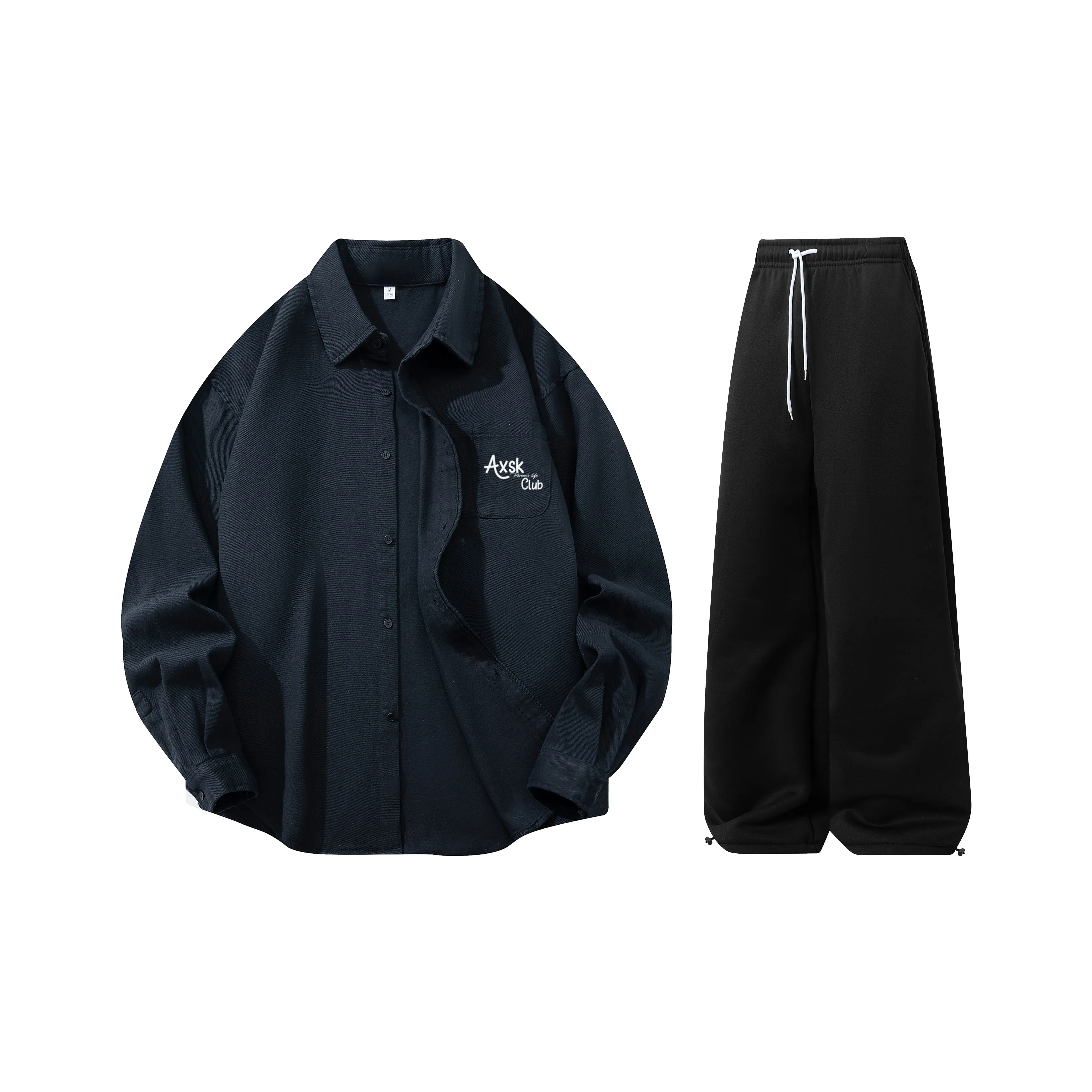 A.X.S.K Shirt Matching Set Unisex
