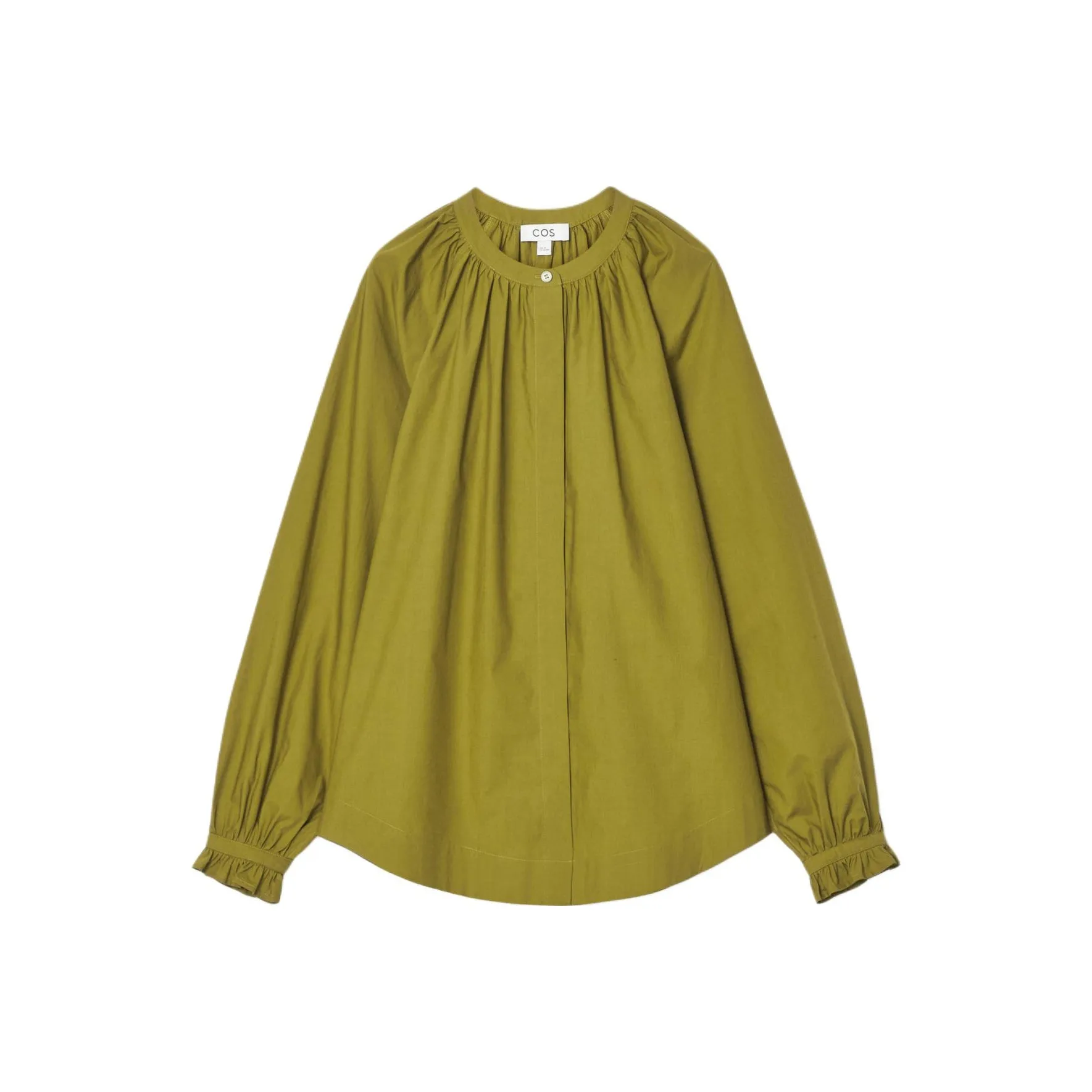 COS Оливково-зеленые Женские Рубашки