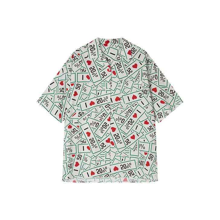 UOOYAA LOVE 50% Capsule Series Shirts Women's Print