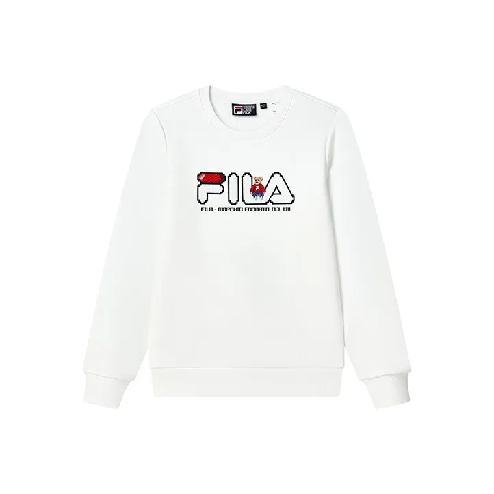 FILA Свитшот Женский Стандартный Белый