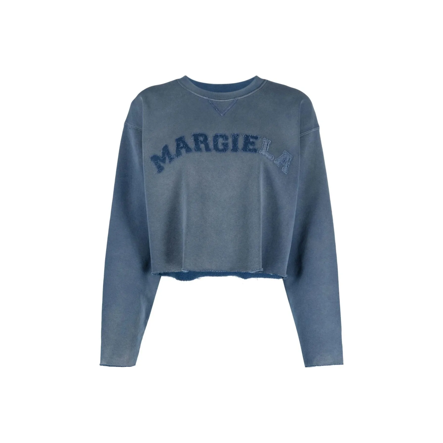 Maison Margiela Glitter Embellished Logo Sweatshirt