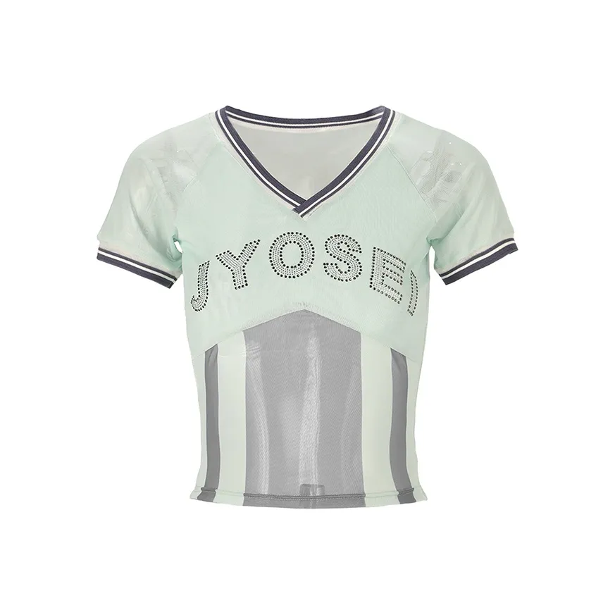 JYOSEI T-рубашка Женская Мятно-зеленая