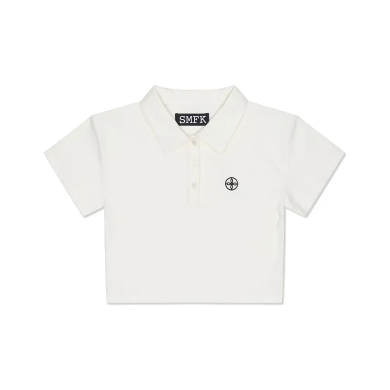 SMFK Поло Женское Снежно-горное Белое