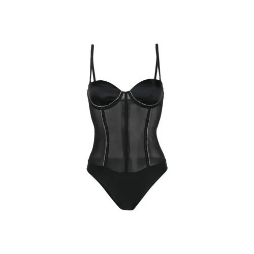 Fleur Du Mal Черный Женский Боди