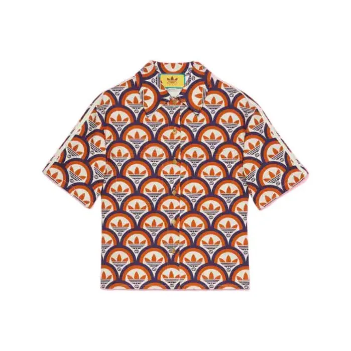 GUCCI X Adidas Interlocking G And Trefoil Shirt Multicolor