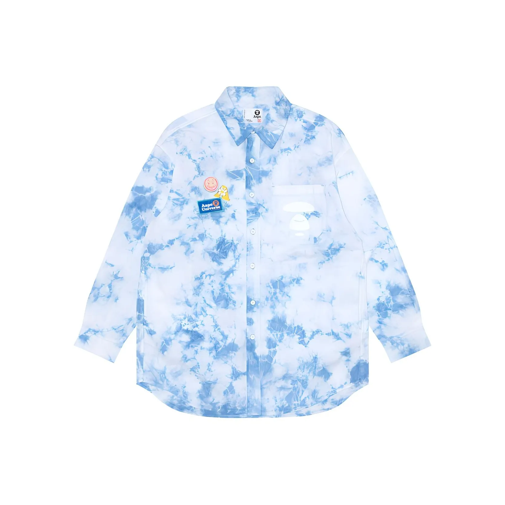 Aape Sky-print Long-sleeved Shirt
