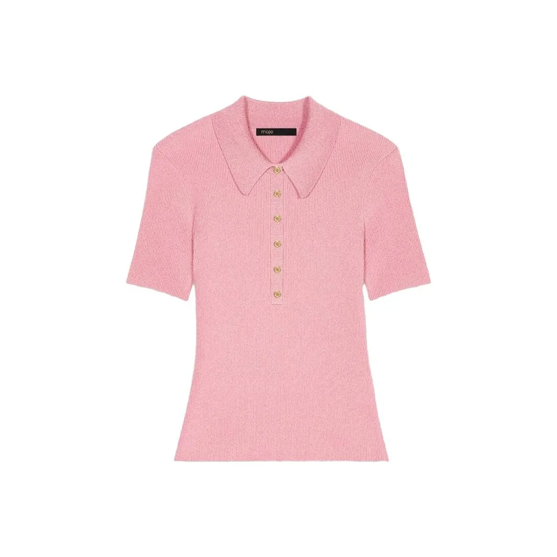 Maje Розовый Женские Поло