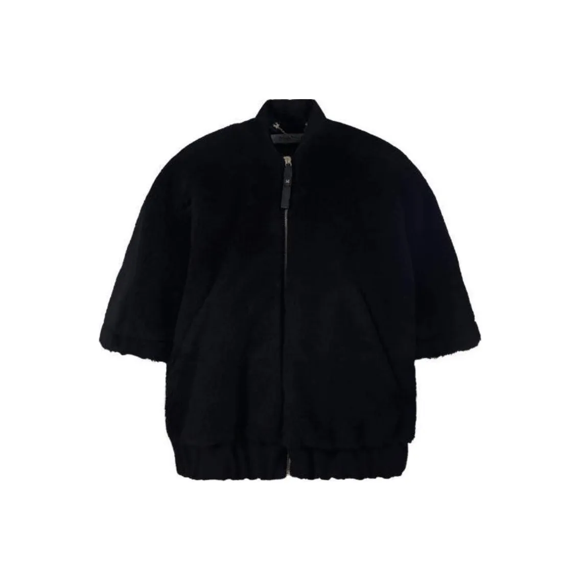 Max Mara Briose Zip Up Short Sleeved Coat