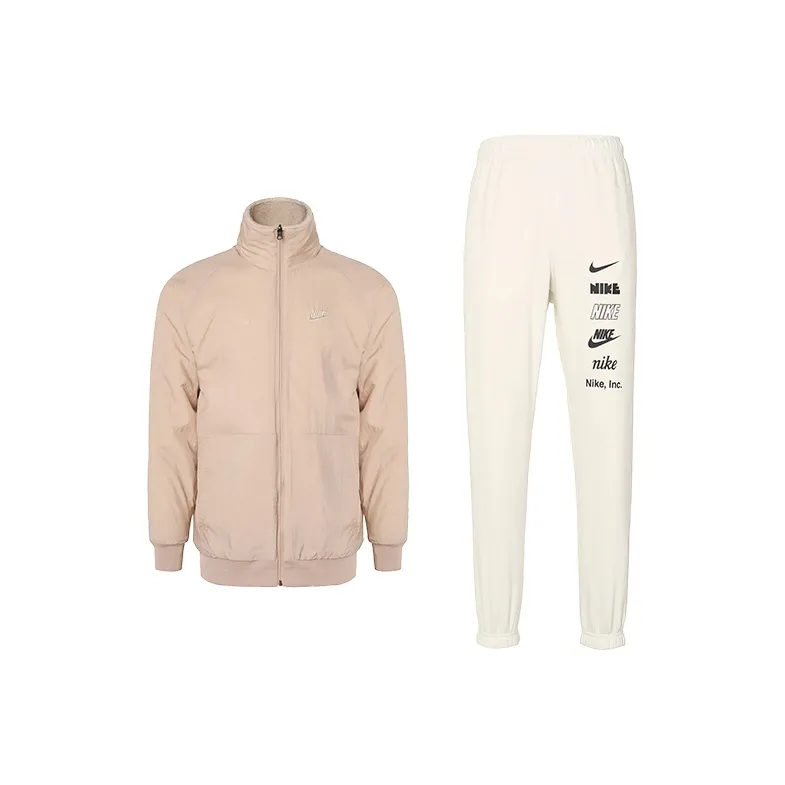 Nike Casual Sportswear Men's Set Pink Top+White Pants