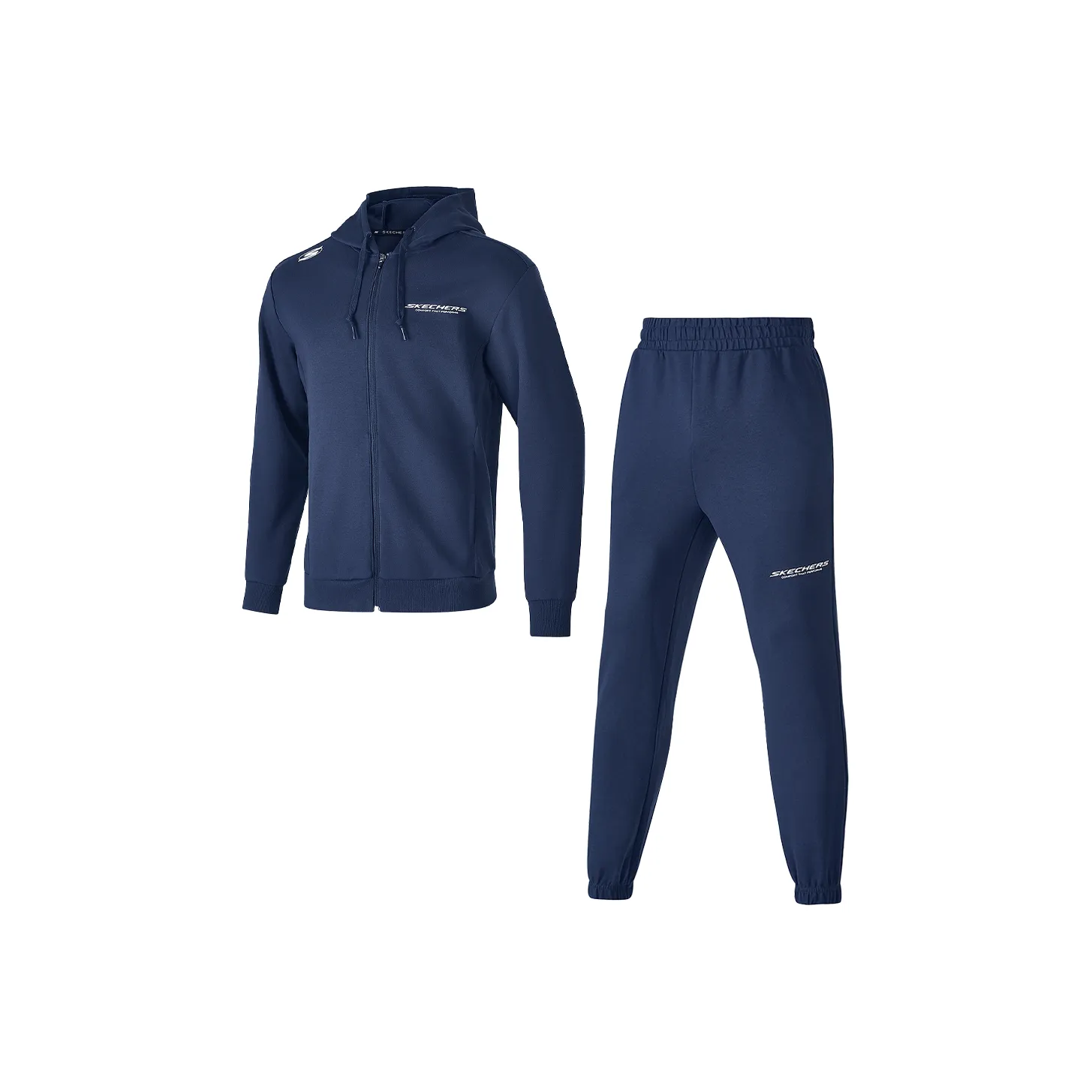 Skechers Basic Sports Series Повседневная Спортивная Одежда Мужская Темно-Синий